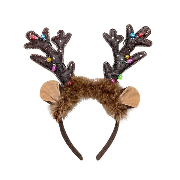 LIGHT UP ANTLERS W/ COLOURED BEADS